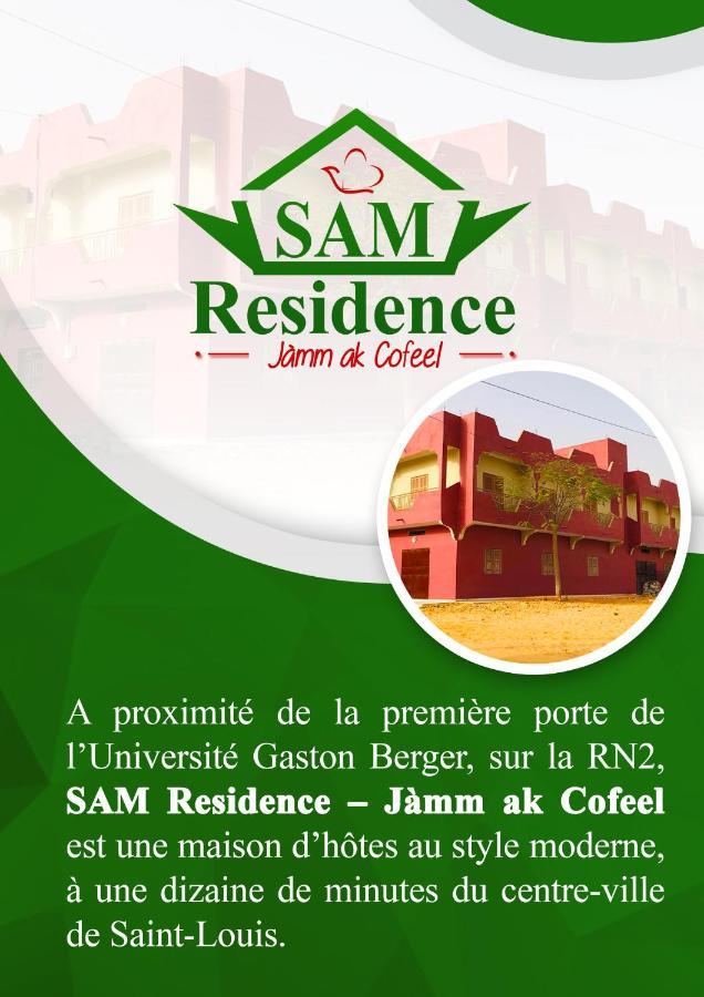 SAM RESIDENCE Jàmm ak Cofeel Saint-Louis Ngoại thất bức ảnh